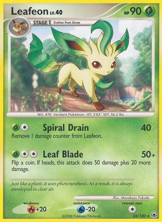 Leafeon (24) (24) [Majestic Dawn] Reverse Holofoil - Deck Out Gaming