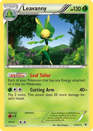 Leavanny (3) [Noble Victories] Holofoil - Deck Out Gaming