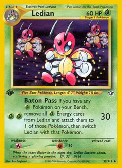 Ledian (39) [Neo Genesis] 1st Edition - Deck Out Gaming
