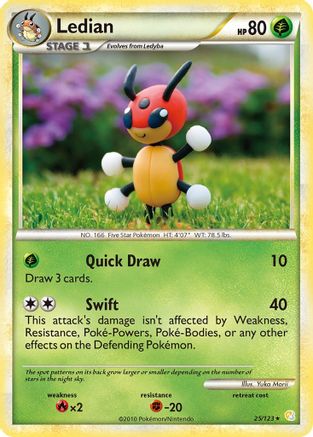 Ledian (25) [HeartGold SoulSilver] - Deck Out Gaming