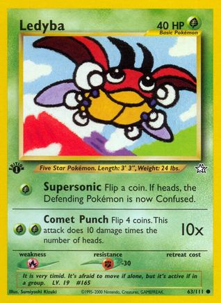 Ledyba (63) [Neo Genesis] 1st Edition - Deck Out Gaming