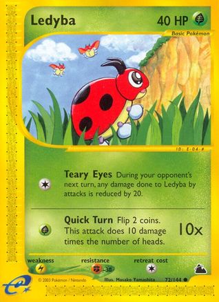 Ledyba (72) (72) [Skyridge] Reverse Holofoil - Deck Out Gaming