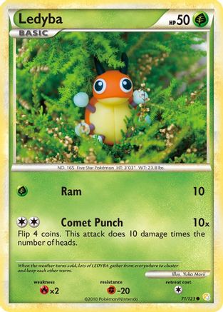 Ledyba (71) [HeartGold SoulSilver] - Deck Out Gaming