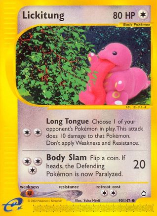 Lickitung (90) [Aquapolis] - Deck Out Gaming