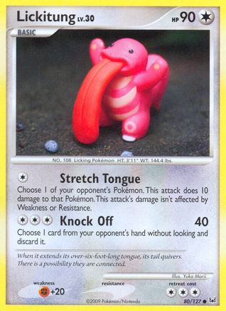 Lickitung (80) [Platinum] Reverse Holofoil - Deck Out Gaming
