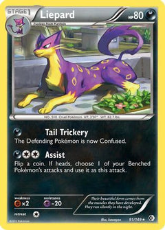Liepard (91) [Boundaries Crossed] Holofoil - Deck Out Gaming