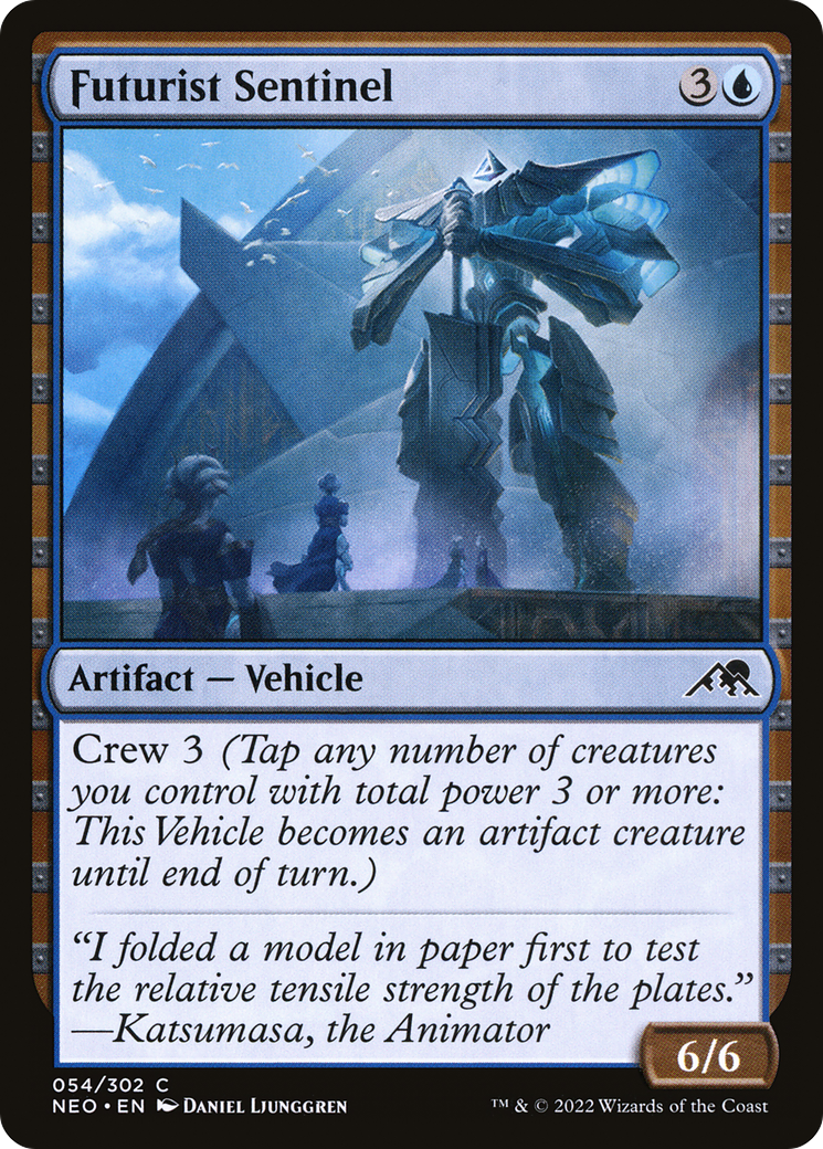 Futurist Sentinel (54) [Kamigawa: Neon Dynasty] - Deck Out Gaming