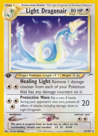 Light Dragonair (22) [Neo Destiny] 1st Edition - Deck Out Gaming