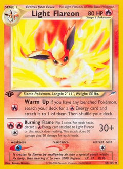 Light Flareon (46) [Neo Destiny] 1st Edition - Deck Out Gaming