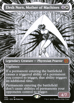 Elesh Norn, Mother of Machines (Borderless) (415) [Phyrexia: All Will Be One] - Deck Out Gaming