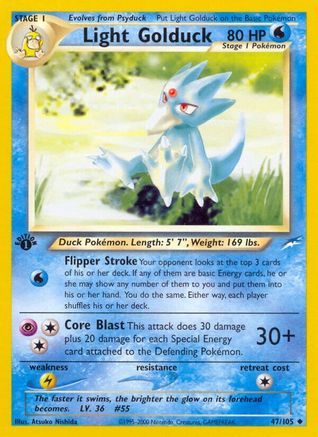Light Golduck (47) [Neo Destiny] 1st Edition - Deck Out Gaming