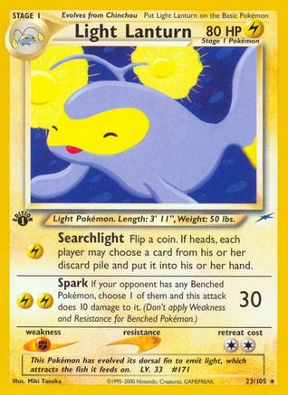 Light Lanturn (23) [Neo Destiny] 1st Edition - Deck Out Gaming