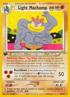 Light Machamp (25) [Neo Destiny] 1st Edition - Deck Out Gaming