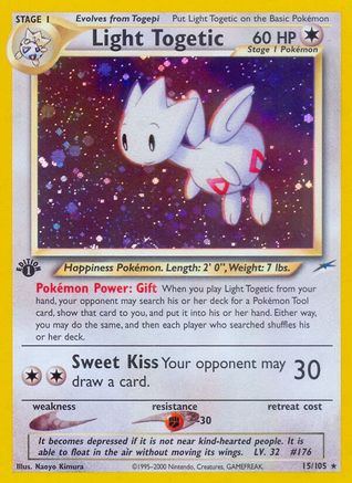 Light Togetic (15) [Neo Destiny] 1st Edition Holofoil - Deck Out Gaming