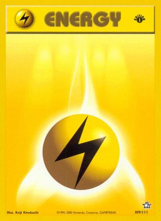 Lightning Energy (109) [Neo Genesis] 1st Edition - Deck Out Gaming