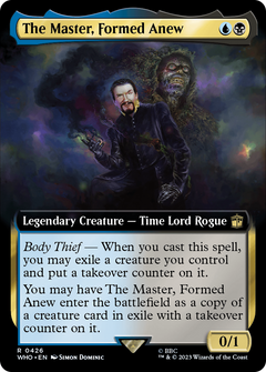 The Master, Formed Anew (Extended Art) (426) [Doctor Who] foil - Deck Out Gaming