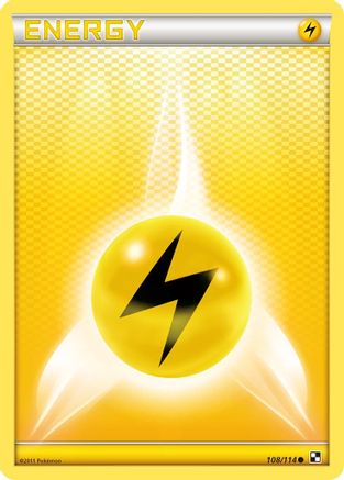 Lightning Energy (108) [Black and White] - Deck Out Gaming