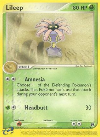 Lileep - 43/100 (43) [Sandstorm] Reverse Holofoil - Deck Out Gaming