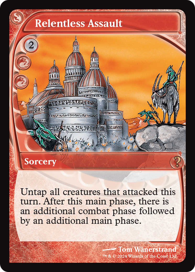 Relentless Assault (Future Sight) (132) [Mystery Booster 2] - Deck Out Gaming