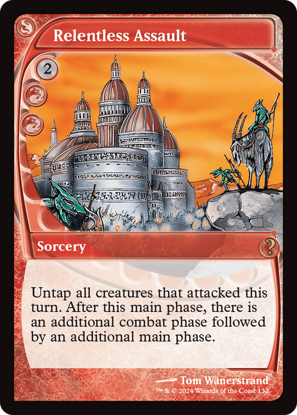 Relentless Assault (Future Sight) (132) [Mystery Booster 2] - Deck Out Gaming