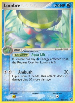 Lombre - 033/107 (33) [Deoxys] - Deck Out Gaming