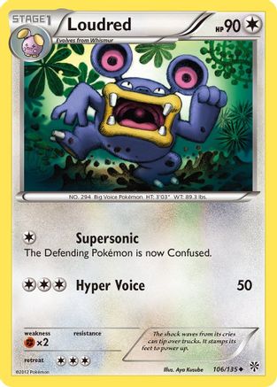 Loudred (106) [Plasma Storm] Reverse Holofoil - Deck Out Gaming