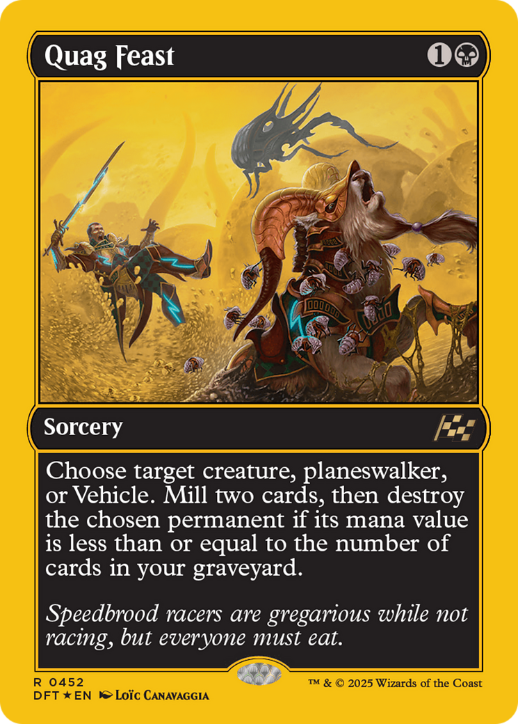 Quag Feast (First-Place Foil) (452) [Aetherdrift] foil - Deck Out Gaming