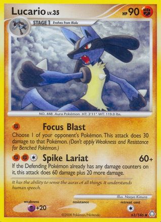 Lucario (61) [Legends Awakened] Reverse Holofoil - Deck Out Gaming