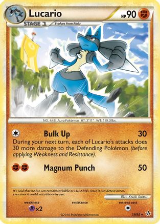 Lucario (19) [Unleashed] Reverse Holofoil - Deck Out Gaming