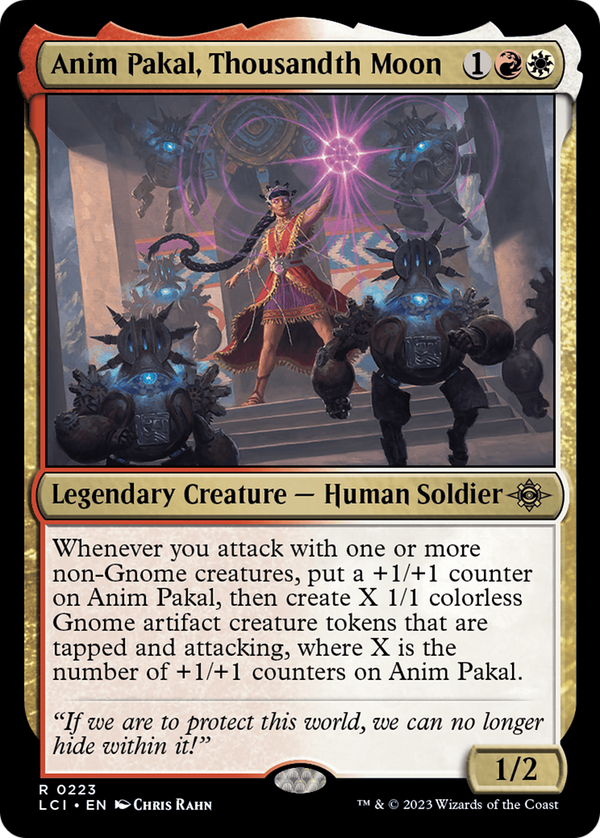 Anim Pakal, Thousandth Moon (223) [The Lost Caverns of Ixalan] foil - Deck Out Gaming