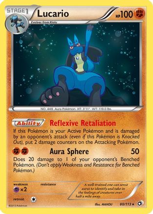 Lucario (80) [Legendary Treasures] Reverse Holofoil - Deck Out Gaming