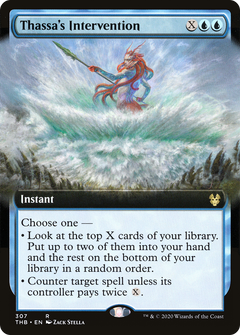 Thassa's Intervention (Extended Art) (307) [Theros Beyond Death] - Deck Out Gaming