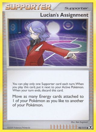 Lucian's Assignment (92) [Rising Rivals] Reverse Holofoil - Deck Out Gaming