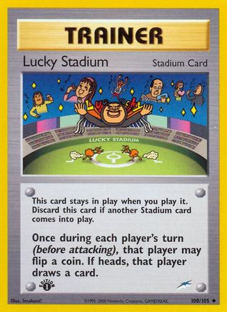 Lucky Stadium (100) [Neo Destiny] 1st Edition - Deck Out Gaming