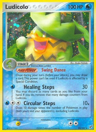 Ludicolo - 010/107 (10) [Deoxys] Reverse Holofoil - Deck Out Gaming