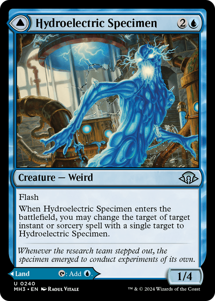 Hydroelectric Specimen (240) [Modern Horizons 3] foil - Deck Out Gaming
