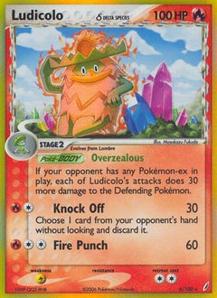 Ludicolo (Delta Species) (6) [Crystal Guardians] Holofoil - Deck Out Gaming