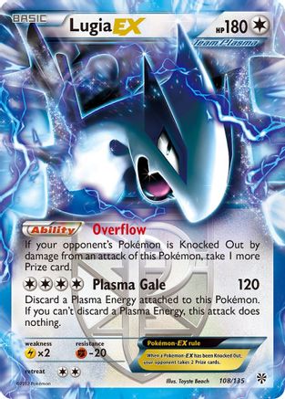 Lugia EX (Team Plasma) (108) [Plasma Storm] Holofoil - Deck Out Gaming