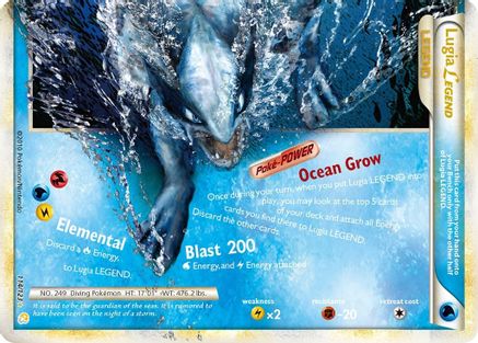 Lugia Legend (Bottom) (114) [HeartGold SoulSilver] Holofoil - Deck Out Gaming