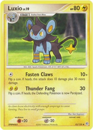 Luxio (52) [Diamond and Pearl] Reverse Holofoil - Deck Out Gaming