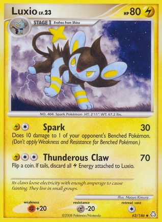 Luxio (62) [Legends Awakened] Reverse Holofoil - Deck Out Gaming