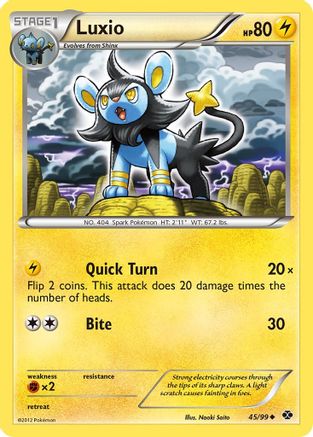 Luxio (45) (45) [Next Destinies] Reverse Holofoil - Deck Out Gaming