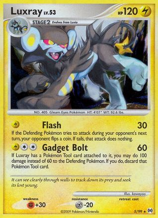 Luxray (5) [Arceus] Reverse Holofoil - Deck Out Gaming