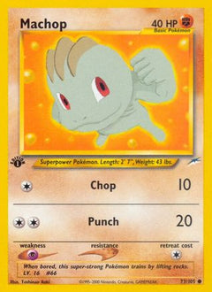 Machop (73) [Neo Destiny] 1st Edition - Deck Out Gaming