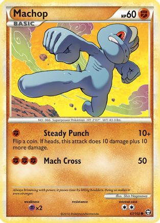 Machop (67) [Triumphant] Reverse Holofoil - Deck Out Gaming