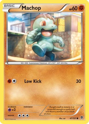 Machop (47) [Plasma Blast] Reverse Holofoil - Deck Out Gaming