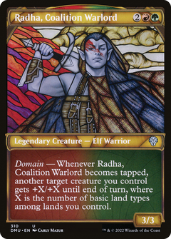 Radha, Coalition Warlord (Showcase) (310) [Dominaria United] foil - Deck Out Gaming