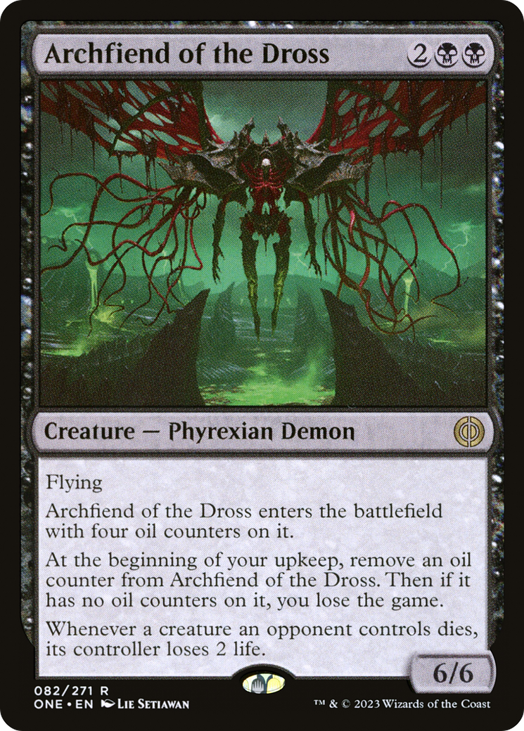Archfiend of the Dross (82) [Phyrexia: All Will Be One] foil - Deck Out Gaming