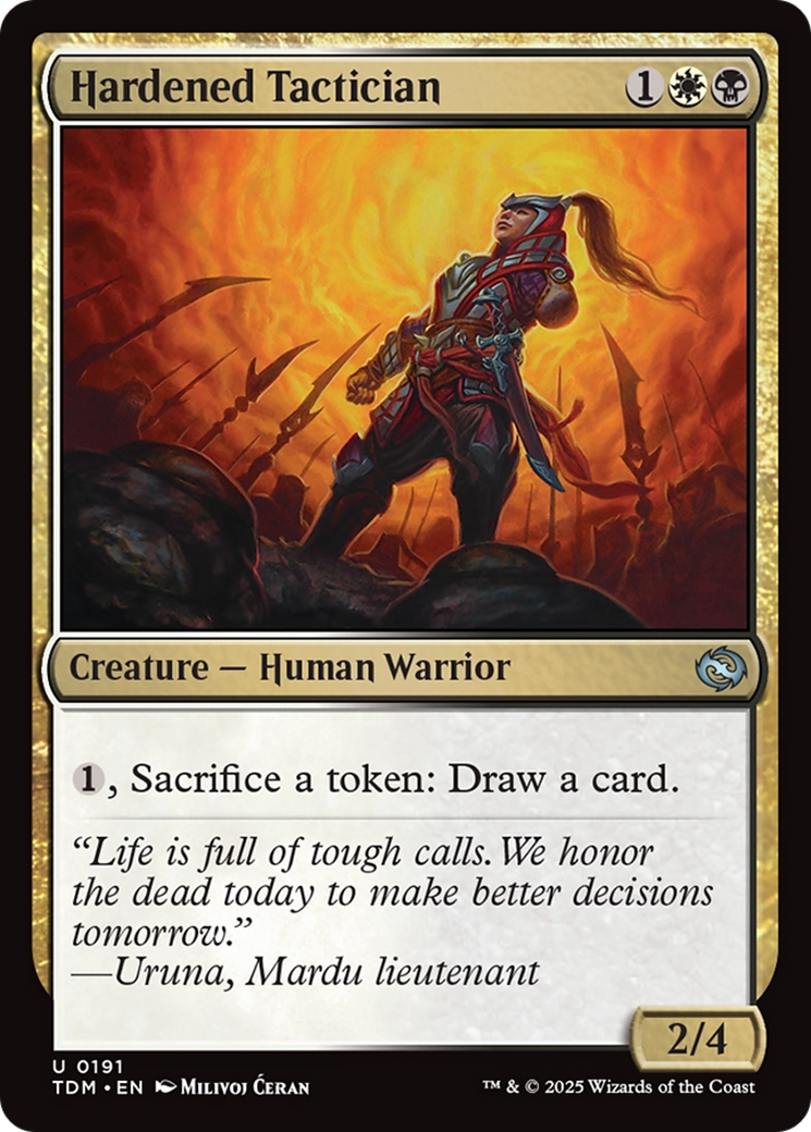 Hardened Tactician (191) [Tarkir: Dragonstorm] foil - Deck Out Gaming