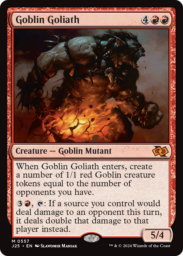Goblin Goliath (557) [Foundations Jumpstart] - Deck Out Gaming